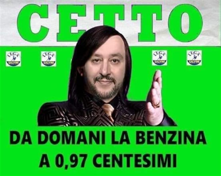 Matteo Salvini cambia mestiere: ora fa il fruttivendolo ambulante