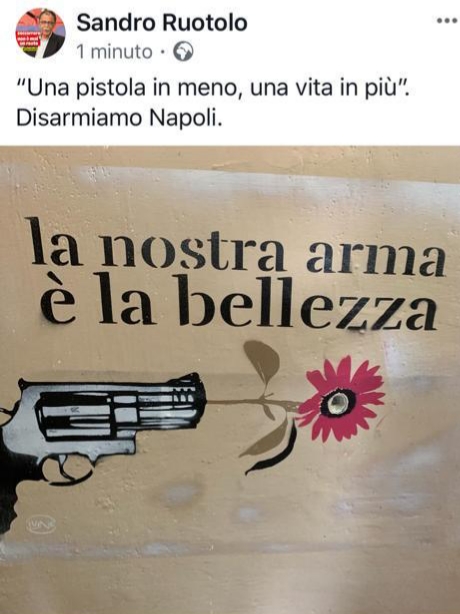 “Disarmiamo Napoli. Una pistola in meno, una vita in più”