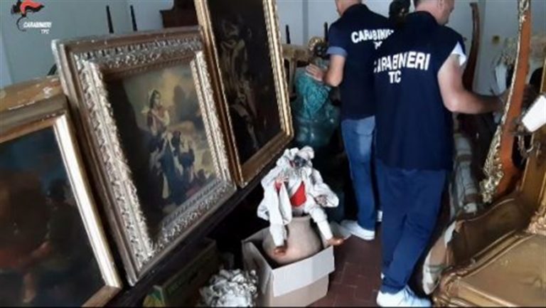 Carabinieri Tutela Patrimonio Culturale di Napoli: nel 2022 recuperati 2544 beni per un valore di oltre 1,4 milioni di euro