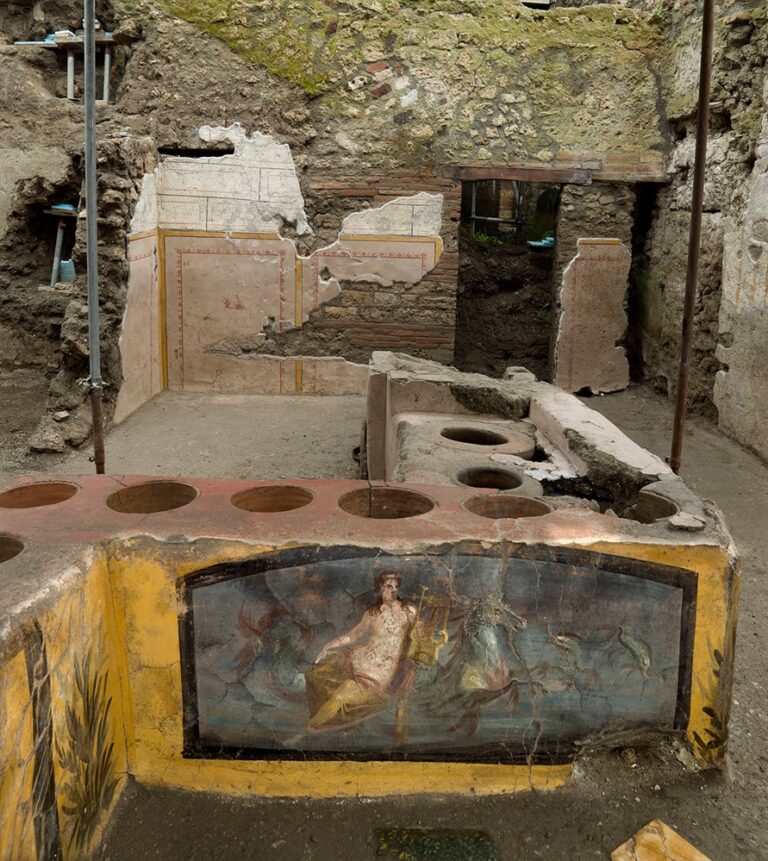 Pompei scoperta una antica bottega di street food