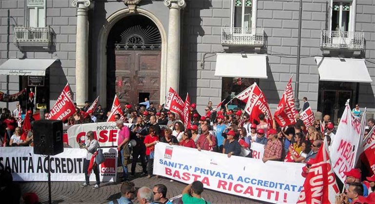Cgil Cisl e Uil pronte alla manifestazione di sabato alla Rotonda Diaz a Napoli