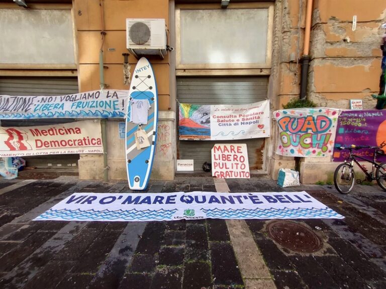 Ambientalisti a Regione Campania, tolto il diritto del mare: “Puad assegna il 70% ai privati”