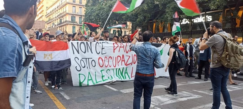 Palestina libera, Napoli scende in strada
