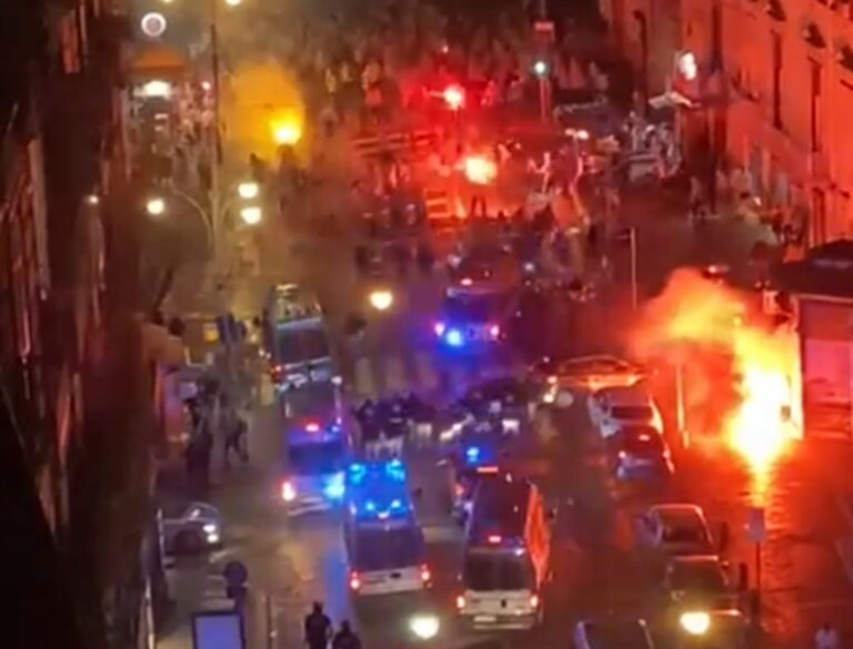 Ultras dell’Union Berlino scatenano la guerriglia : 11 arresti e danni ingenti. Massima allerta per il match di stasera allo Stadio Maradona