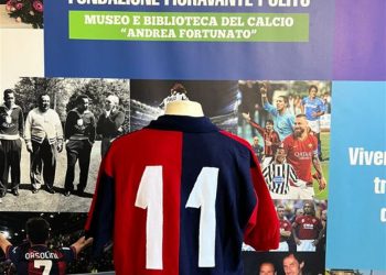 Al Museo del calcio “Andrea Fortunato”, in esposizione anche la maglia di Gigi Riva nell’Anno 1974/75