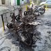 Incendio nella notte a Vico Nocelle. Distrutti 5 scooter ed un’auto divorati dalle fiamme