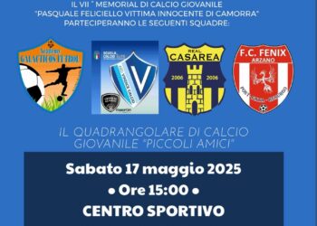 In memoria di Pasquale Feliciello, vittima innocente di camorra, un quadrangolare di calcio con tanti ragazzi