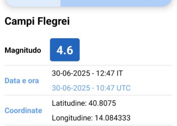 Trema la terra, scossa di magnitudo 4.6. Gente in strada e subito verifiche sugli edifici